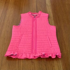 Lilly Pulitzer Hot Pink Ruffle Vest for Kids